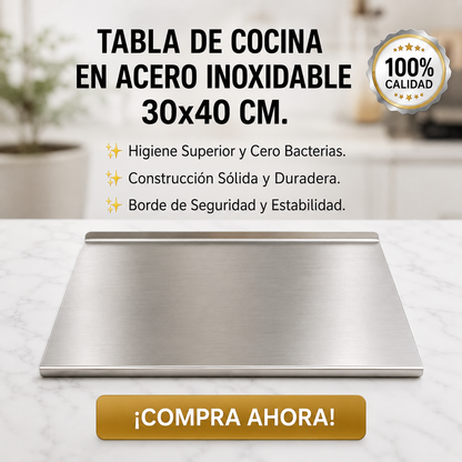 ChefBoard Pro™  | TABLA EN ACERO 30*40